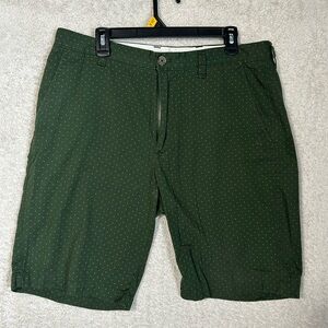 J. Crew Green Flat Front Shorts Casual Style